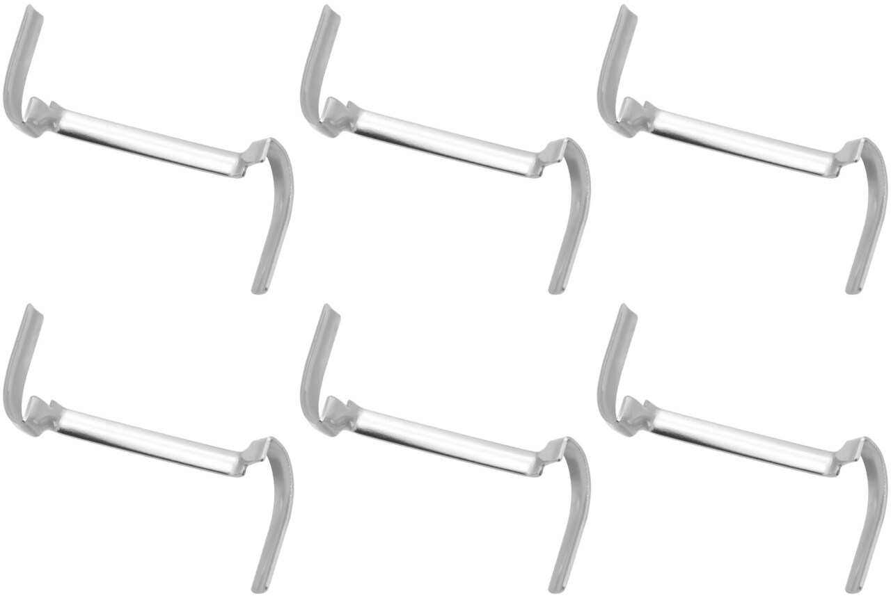 6 White Gold Filled Large Ring Guards Jewelry Size Adjuster